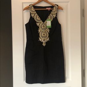 Lily Pulitzer Black Gabby Shift Dress